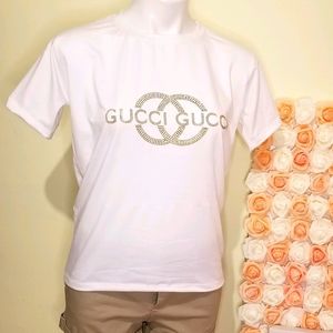 💥SOLD💥 White Studded Shirt